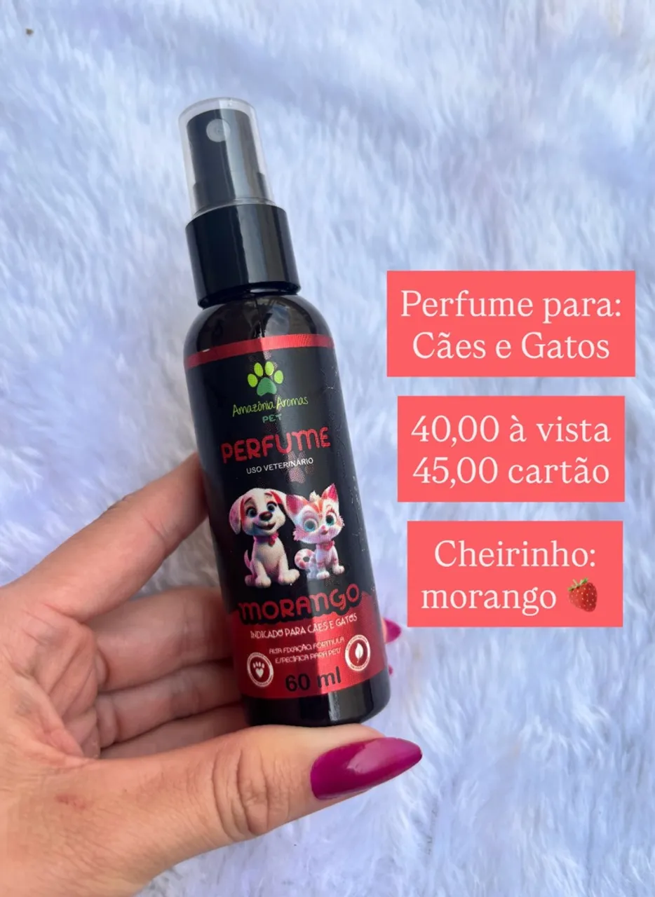 Perfume para Cães e Gatos - Morango