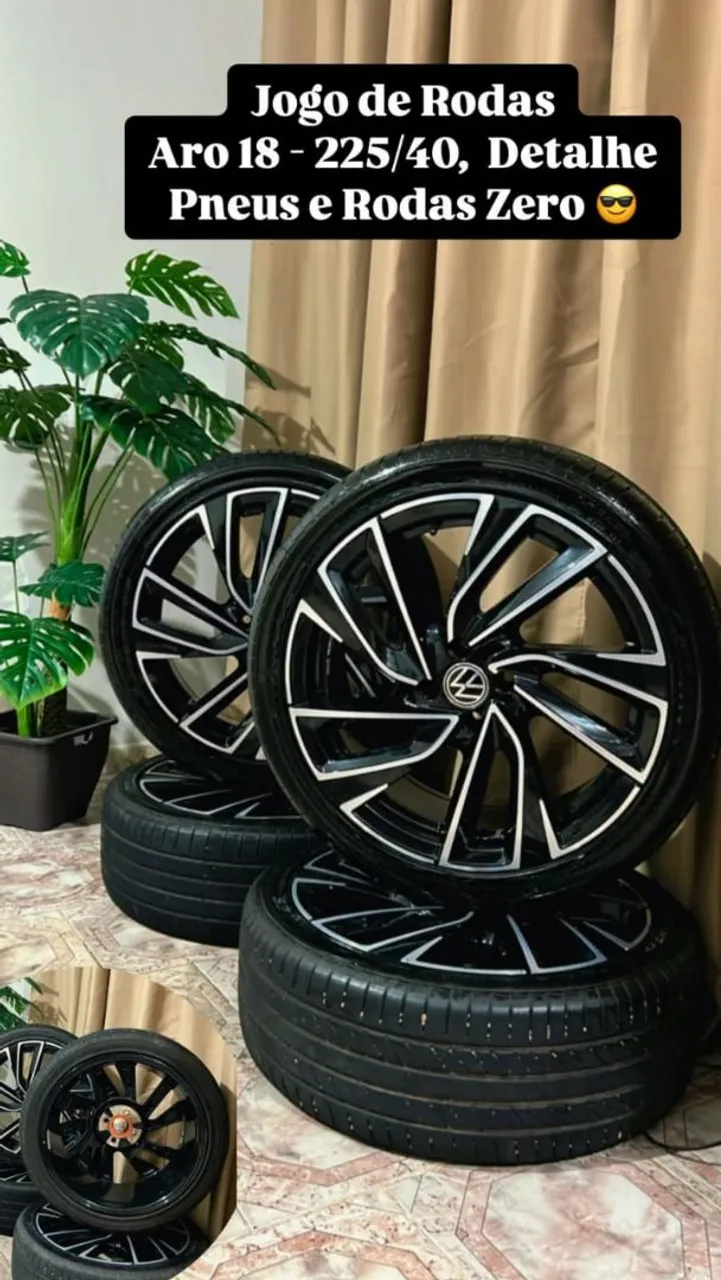 Jogo de Rodas Aro 18 Zero 4x100
