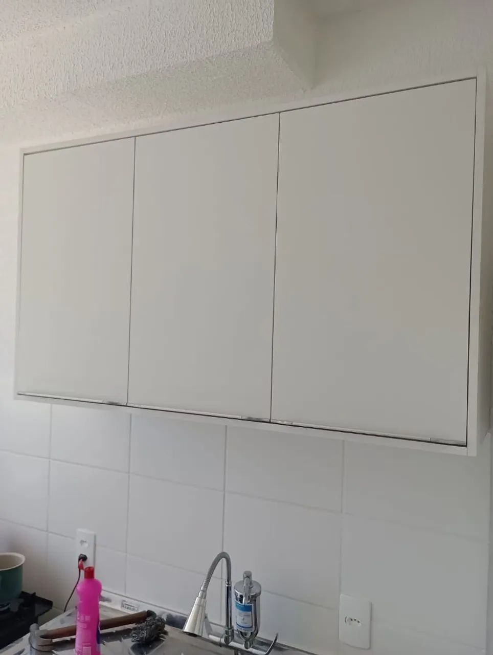 Armário aéreo 1,20 branco 100% MDF 