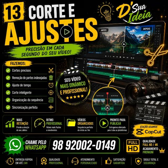 Edição de Videos (Redes Sociais) - Foto 5