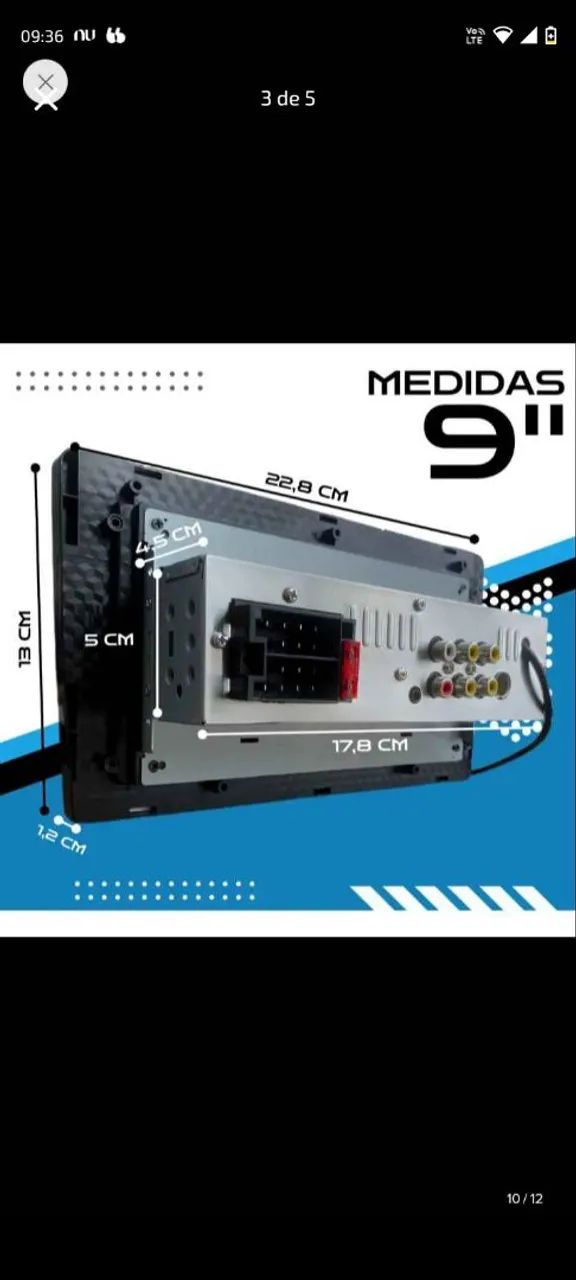 Multimídia 1 din carplay play - Foto 3