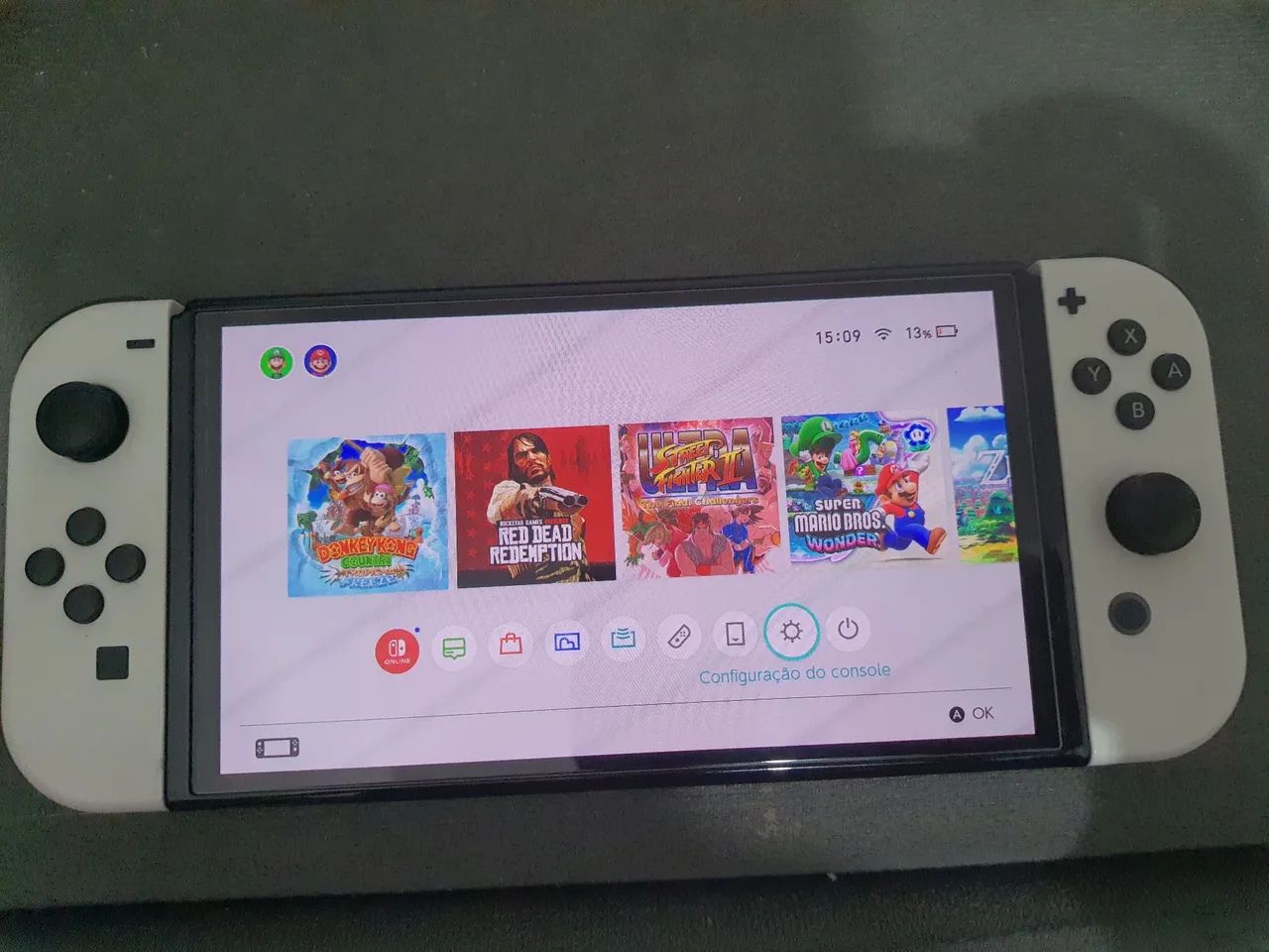 Nintendo switch oled desbloqueado 