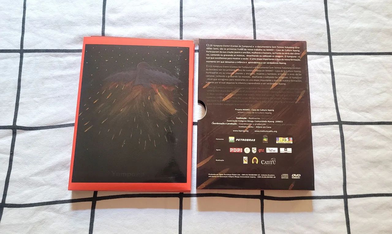 yumpuno dvd com documentário e cd de músicas tradicionais do povo indígena ikpeng - Foto 4
