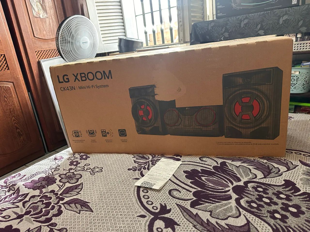 LG xboom- Caixa de som nunca utilizada