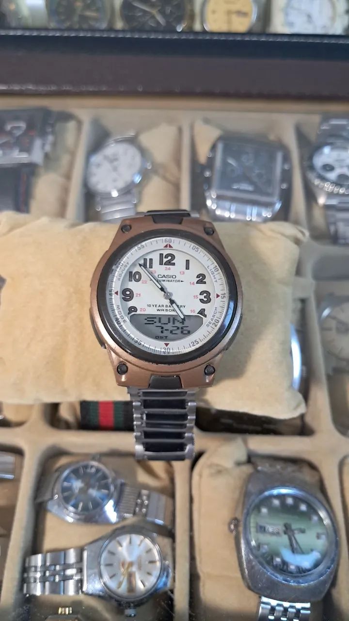 Casio AW-80 Telememo 30 Anadigi - wolrd time
