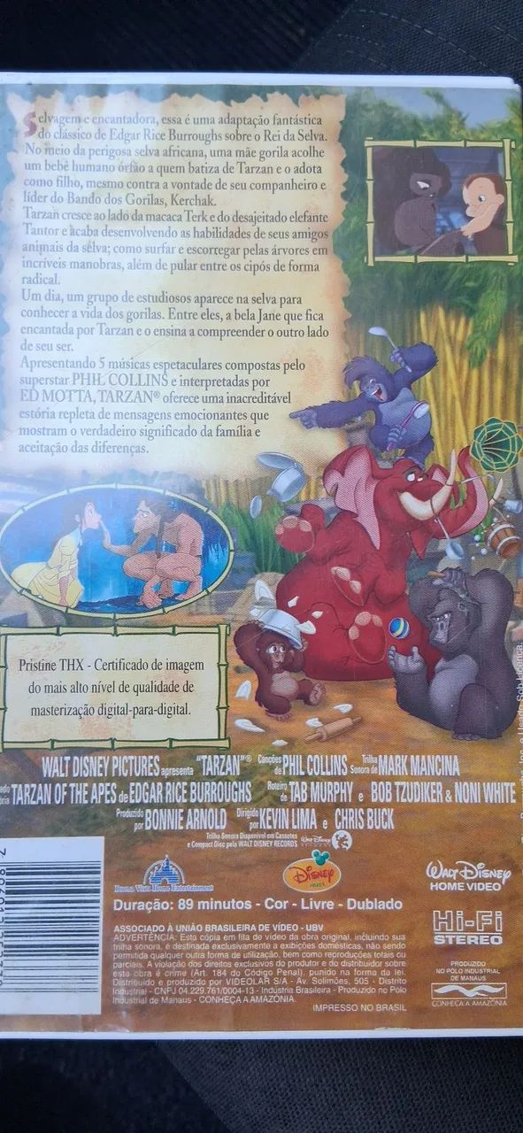 Fita vhs Disney "tarzan" usada  - Foto 2