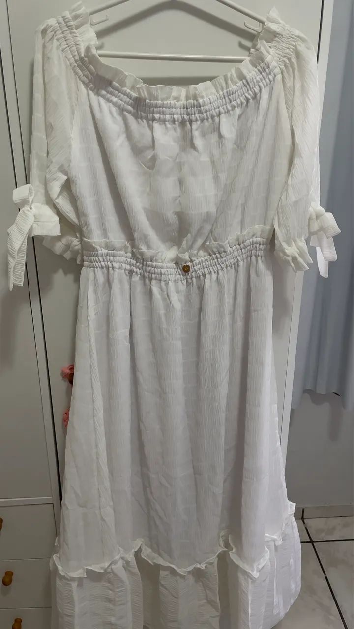 Vestido Cuplover Duqueza Branco - Foto 4