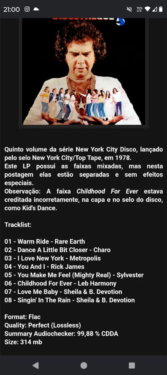 LP NEW YORK CITY DISCOTHEQUE 5, 1978 - Foto 3
