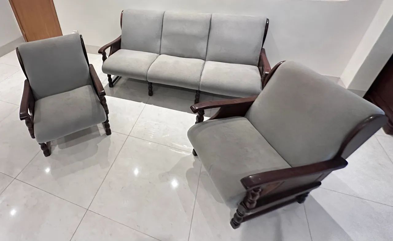 Sofa 3 lugares e 2 poltronas - Foto 5