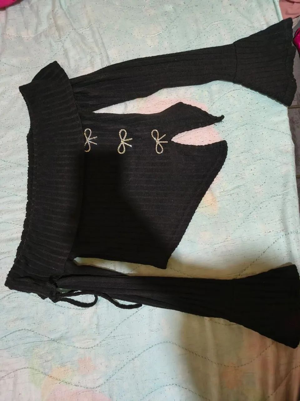 Blusa feminina preta - Foto 3