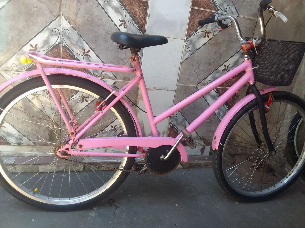 Bicicleta rosa 