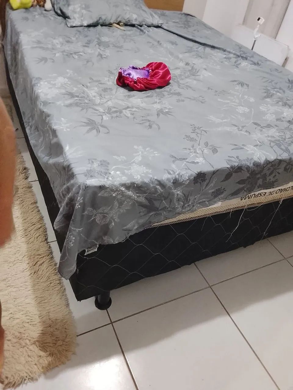 Base de cama box casal e colchão casal ortobom - Foto 3