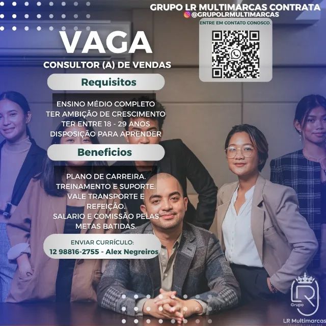 Vaga de emprego SJC - SP