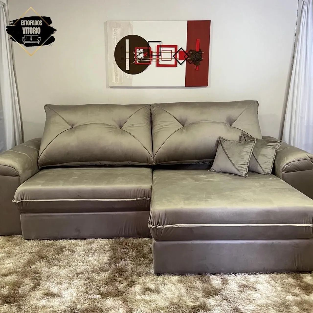 Sofá retrátil e reclinável promoção imperdível! - Foto 3