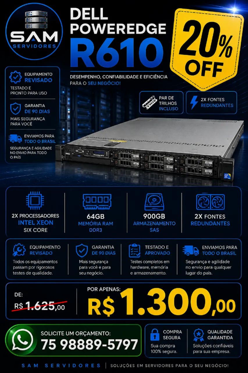 Servidor Dell PowerEdge R610