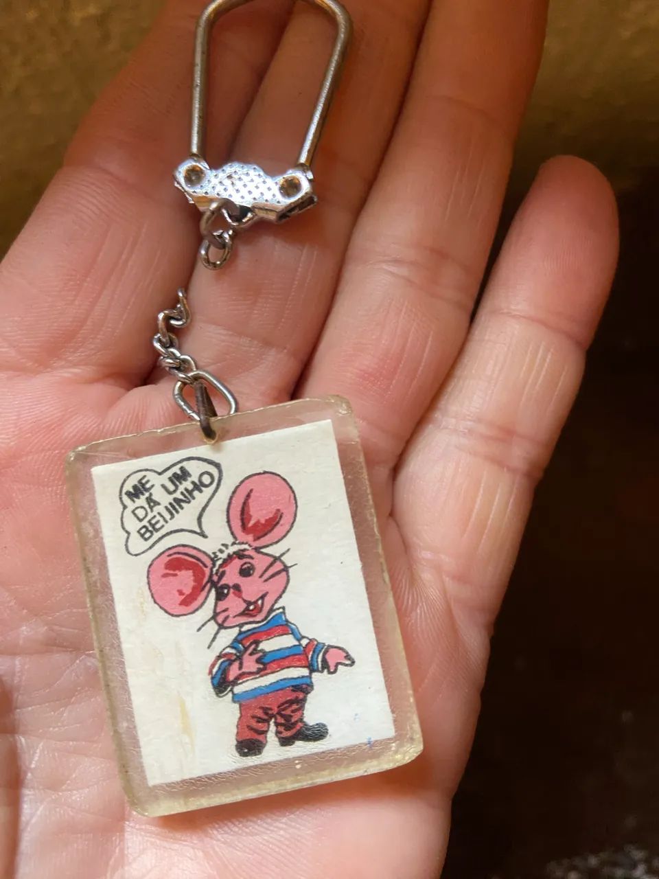 Raríssimo chaveiro Topo Gigio - Foto 2