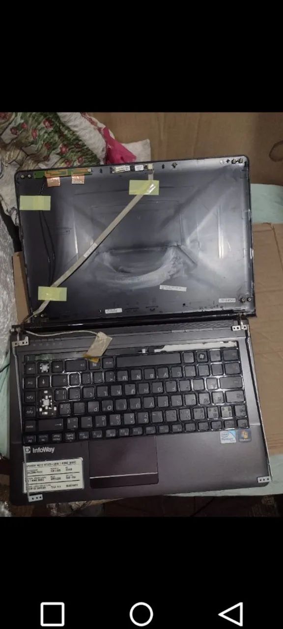 3 notebook carcaça placa funcionando  - Foto 3