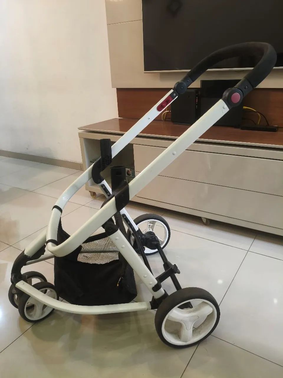 Conjunto 1st Mobi System - Carrinho de bebê + Bebê conforto + Moises - Foto 4