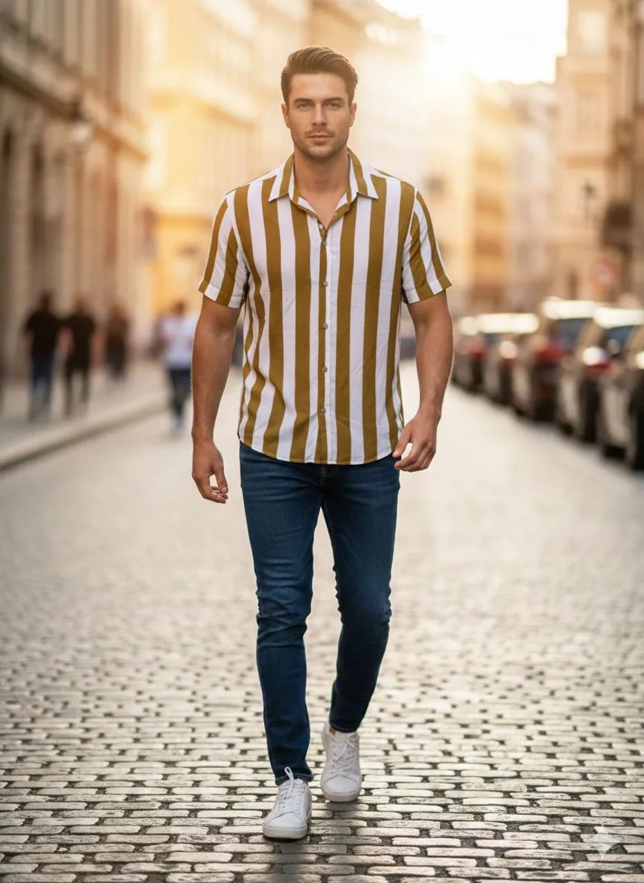 Camisas Masculinas Tendência 2026 - Foto 2