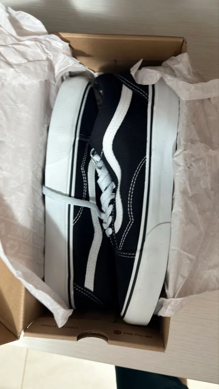 Vans Old Skool 39 - Preto e Branco NOVO - Foto 5