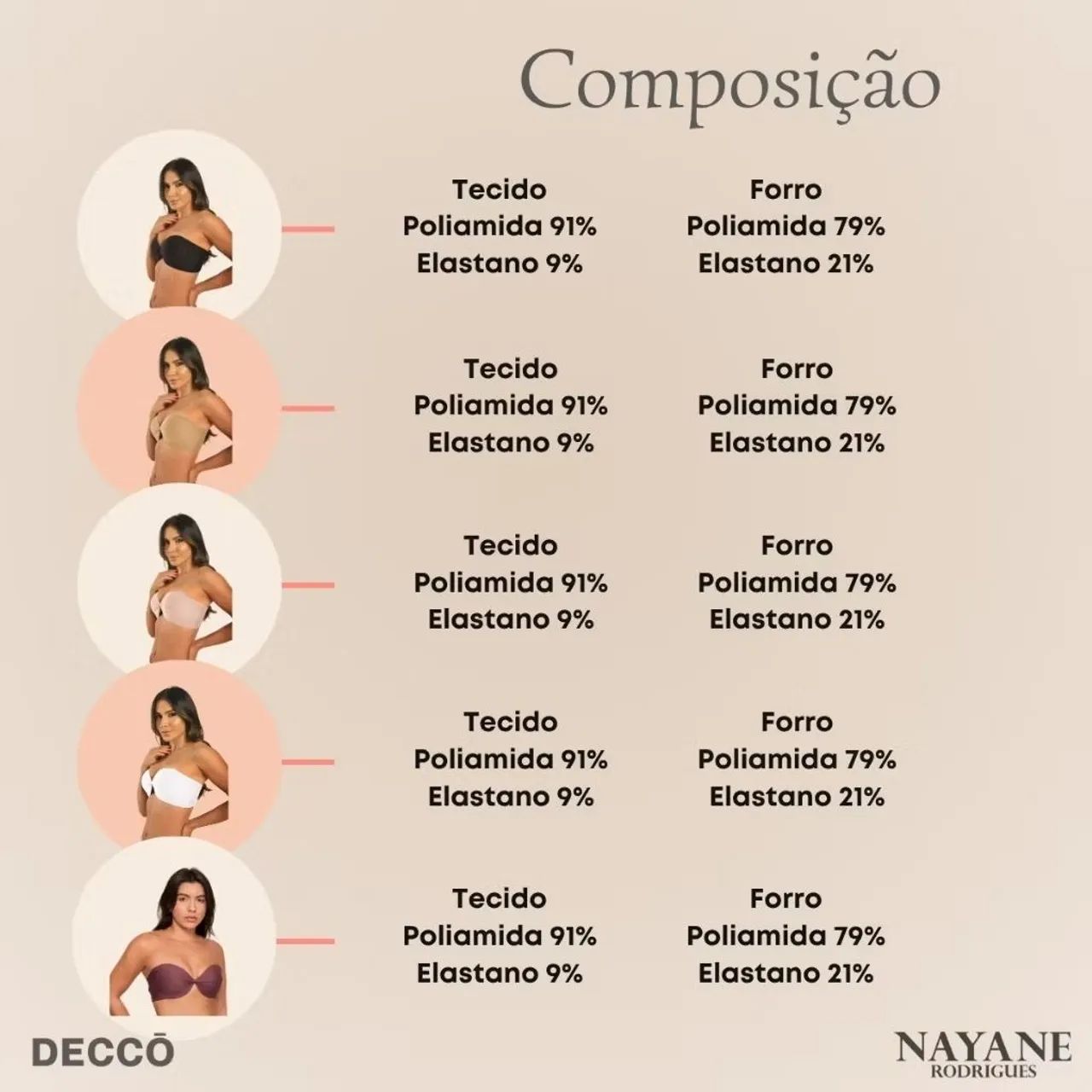 Sutia Tomara que Caia com Bojo e Aro Liso de Alta Sustentacao Confortavel - Foto 4