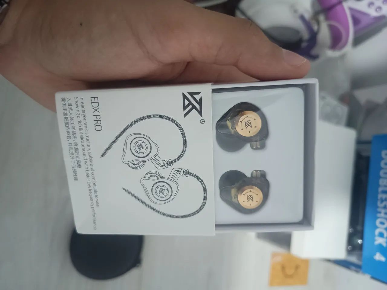 Fone KZ Edx pro com microfone novos lacrados (envio para todo Brasil)