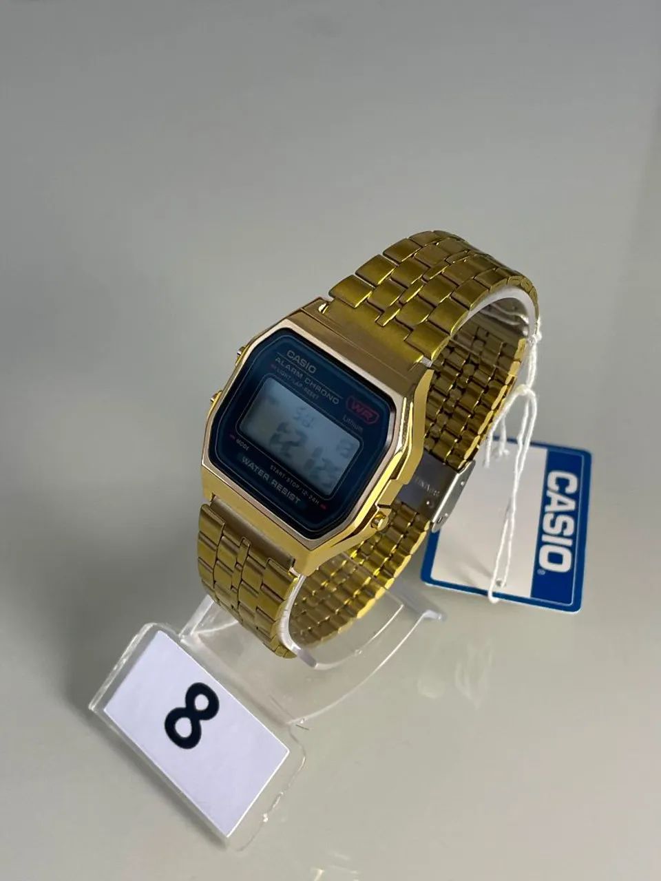 Relógio Casio Dourado digital com pulseira ajustável original e novo - Foto 3