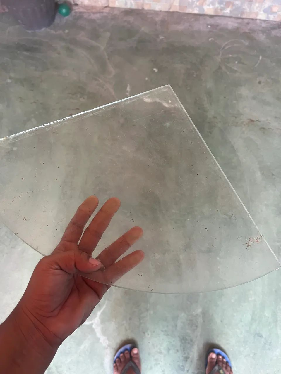 Prateleiras de vidro meia lua  6 peças  - Foto 4
