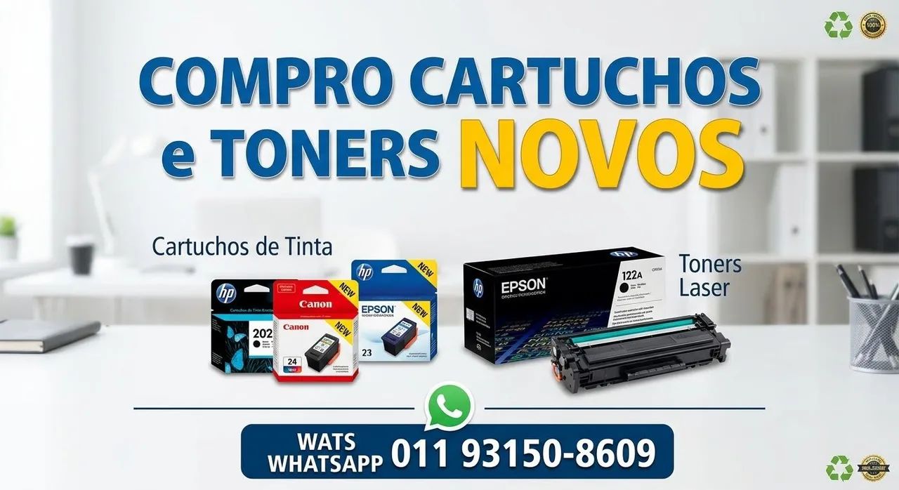 Compramos Cartuchos e toners