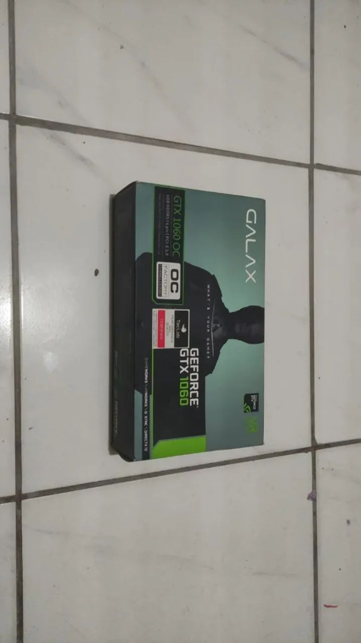 placa de vídeo GTX 1060 OC