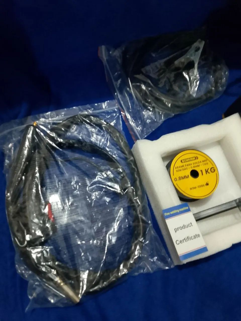 Máquina inversora de solda, nova na caixa, 3 em 1, MIG, TIG, ELETRODO completa - Foto 3