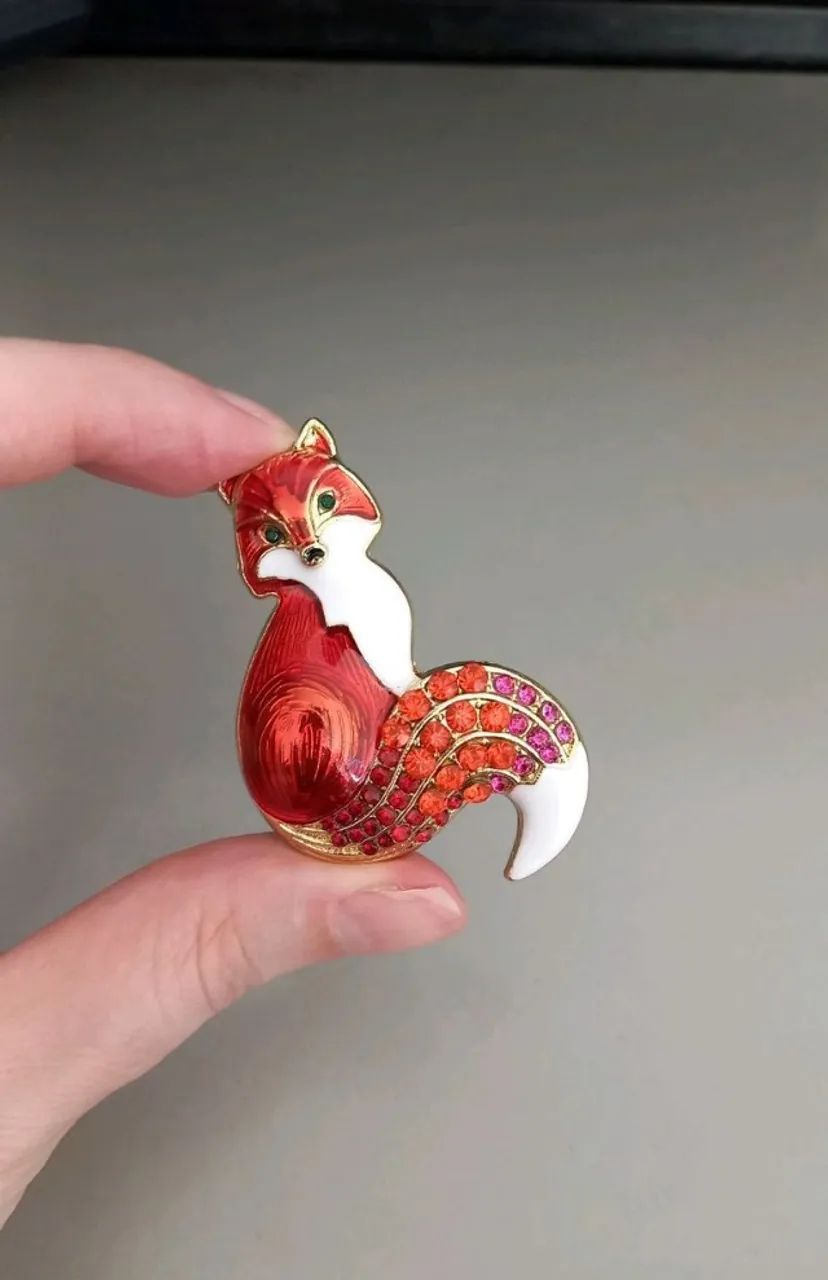 Broche Raposa Vermelha (novo) - Foto 3