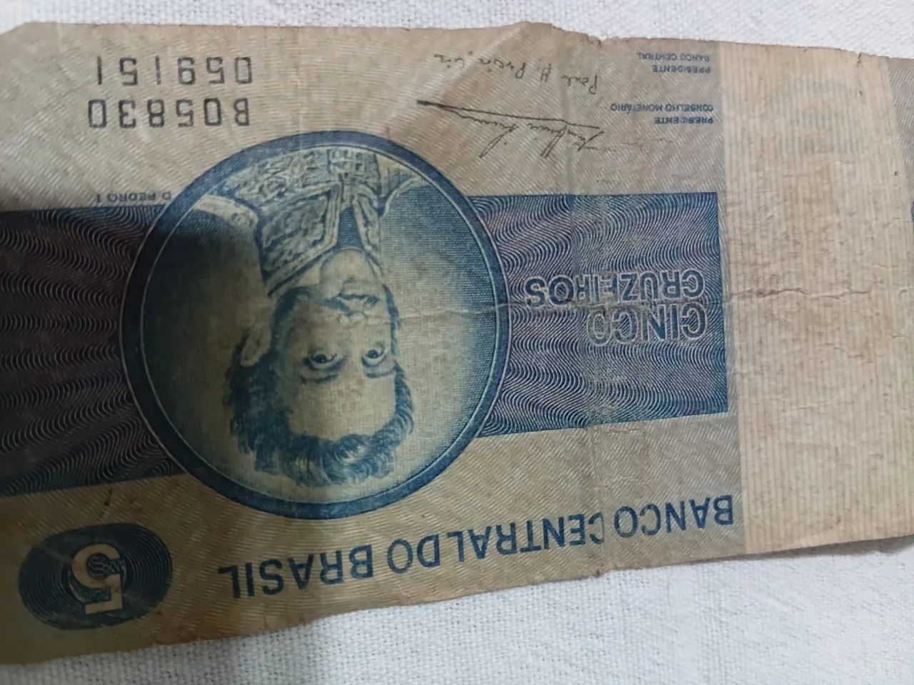 Nota de Cinco Cruzeiros - Foto 2