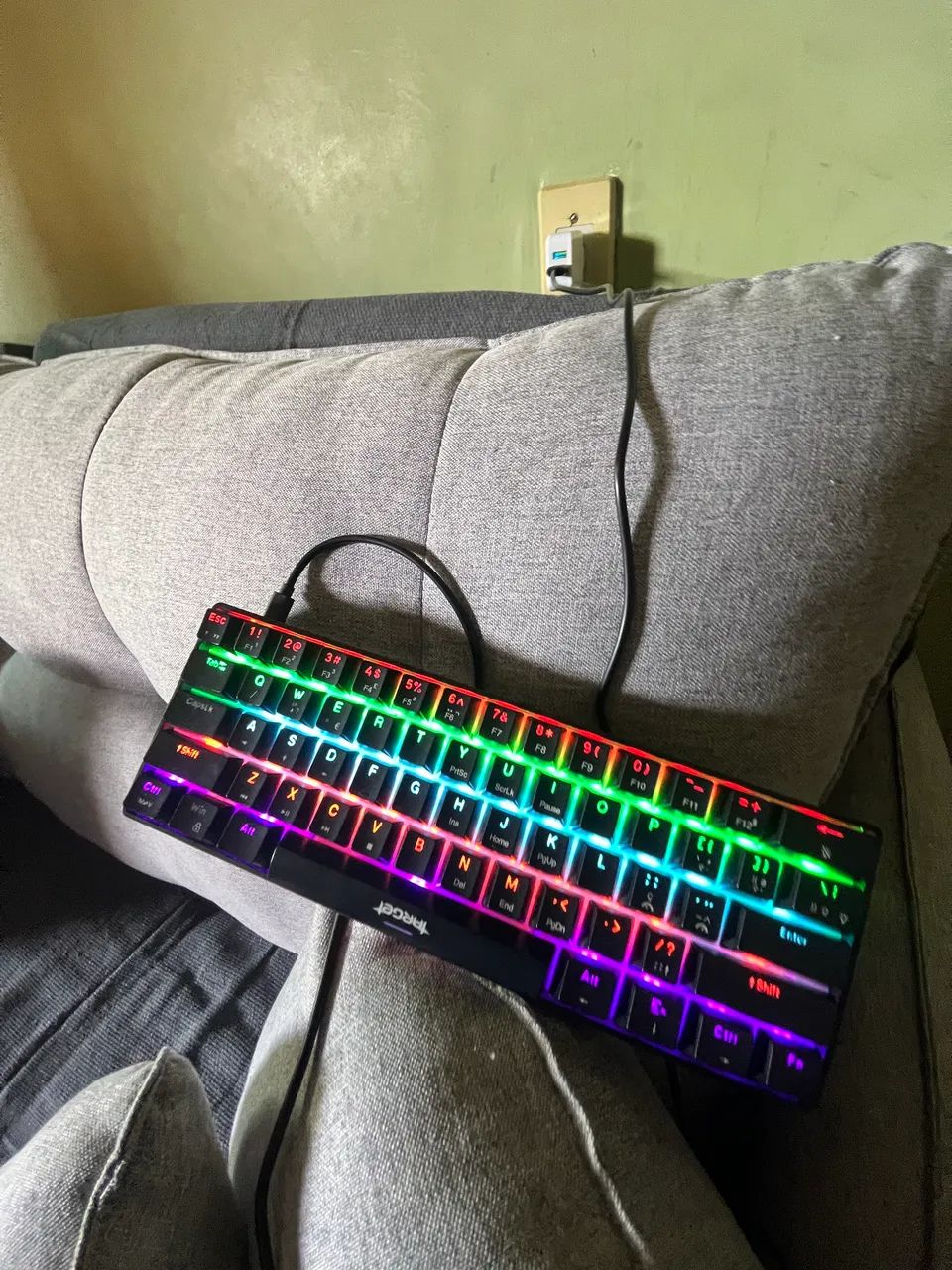 Teclado mecânico TARGET 60% switch blue
