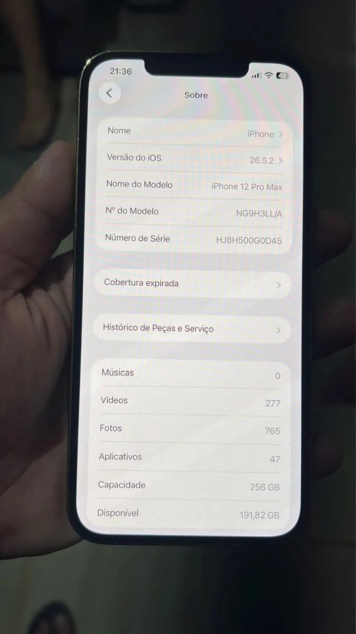iPhone 12 Pro Max 256GB Gold Impecável  - Foto 5
