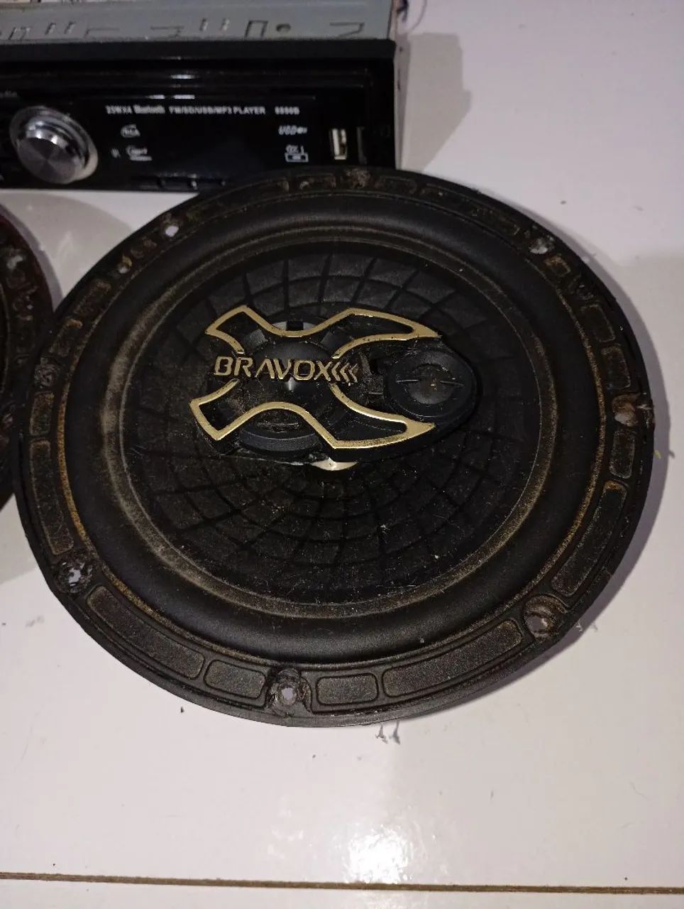 Som Bluetooth e par de auto falante  - Foto 3