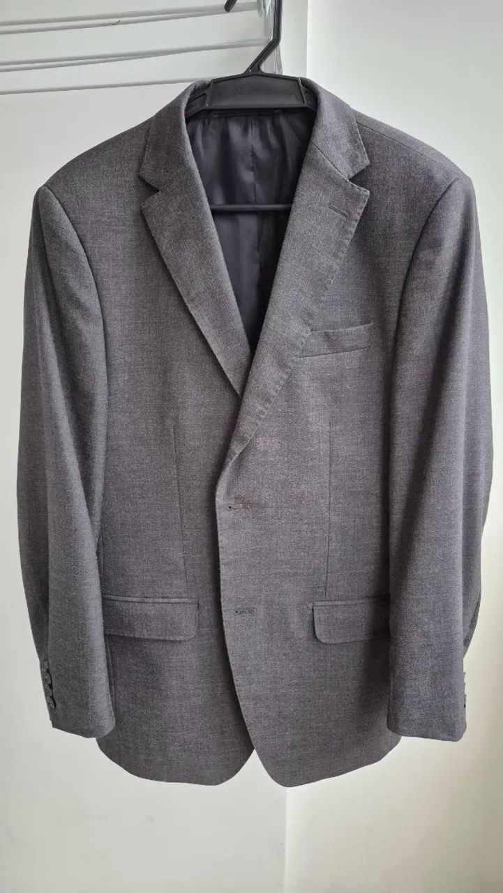 Blazer Highstil Cinza Classic Line Tamamho 50 