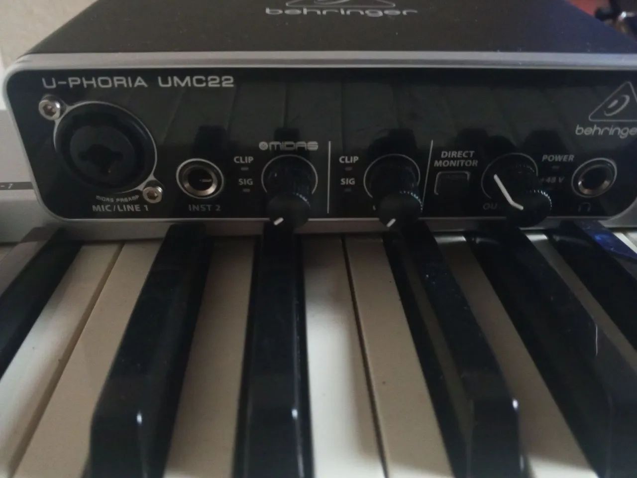 Troco por Pc Controlador M-Audio+interface de audio + notebook 