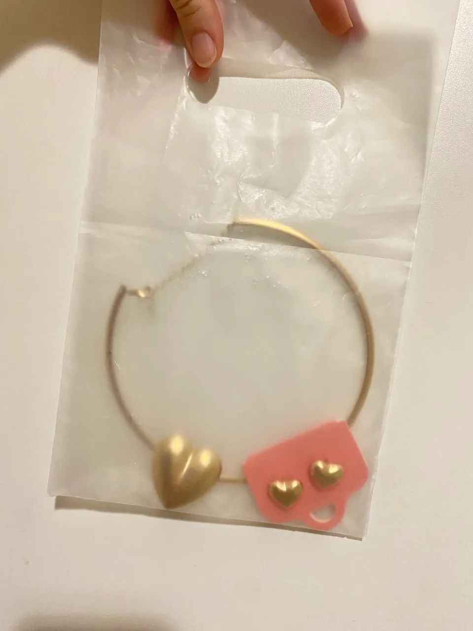 conjunto de colar e brincos (bijuteria fina ) - Foto 4