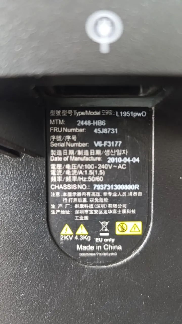 Monitor Lenovo Thinkvision 19" - Foto 4