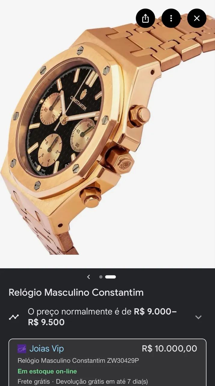 Relógio Masculino Constantim (novo) - Foto 5