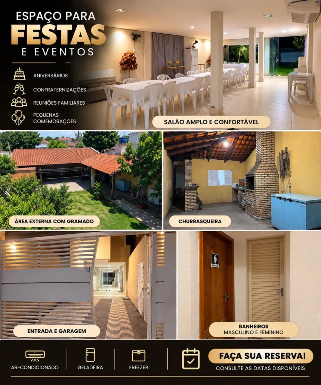Aluguel de Espaço para festas