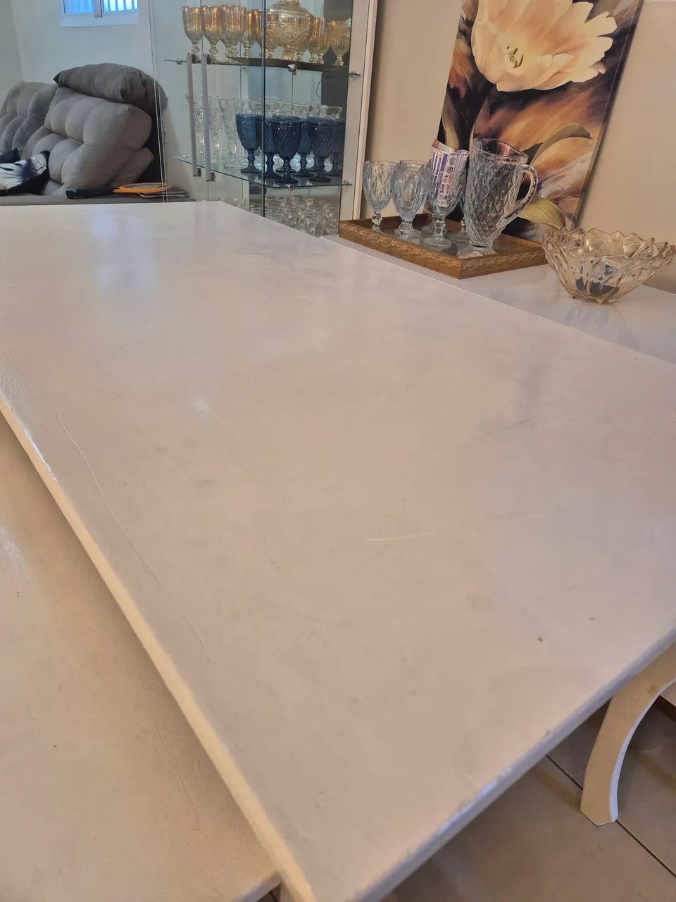 Mesa provençal branca 