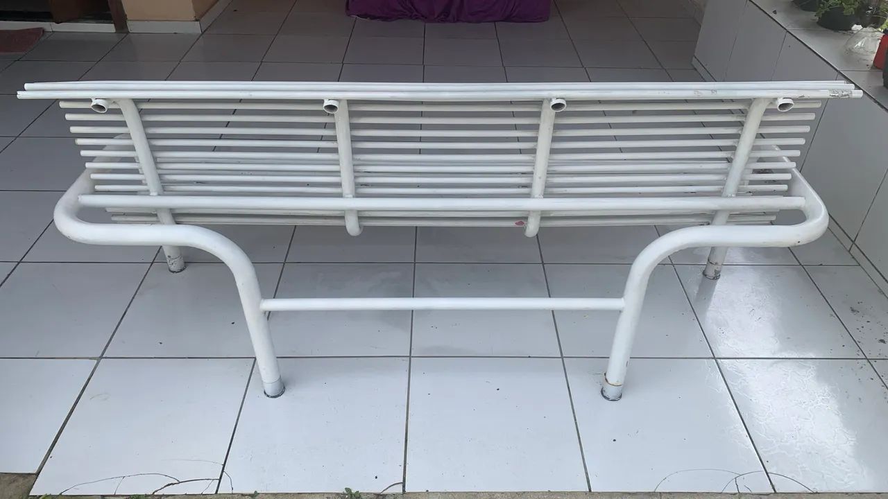 Banco de metal para jardim - Foto 4