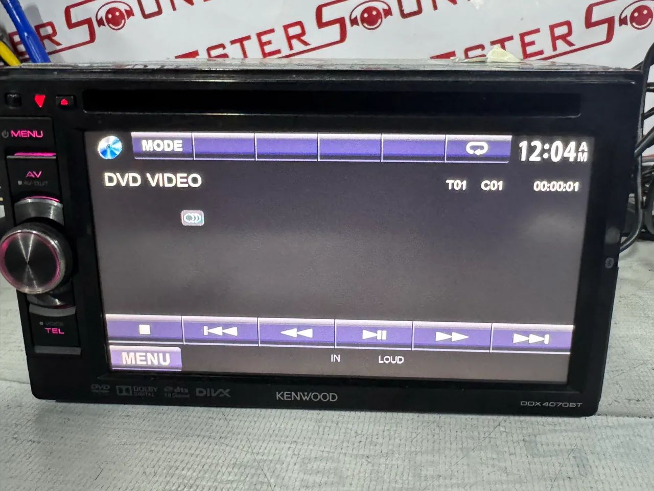 DVD cd usb auxiliary radio Bluetooth kenwood na oferta só 699,00