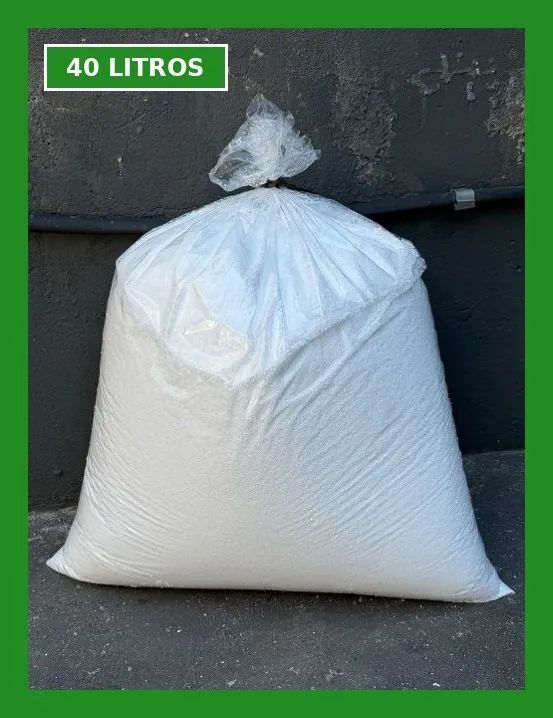 Isopor Triturado Flocos 40 Litros - Enchimento Obra e Concreto Leve - Foto 3