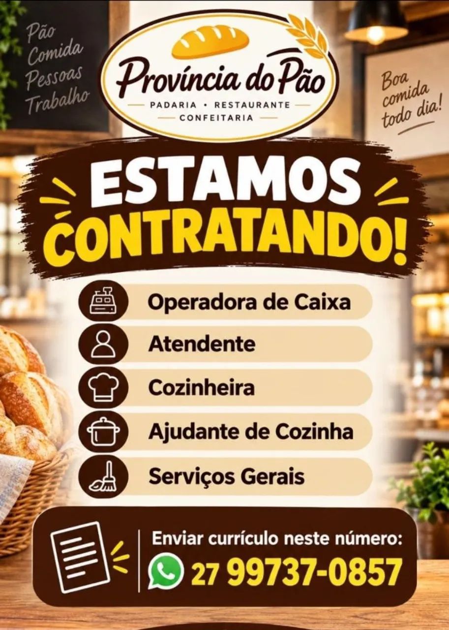 Vagas de emprego emediata 