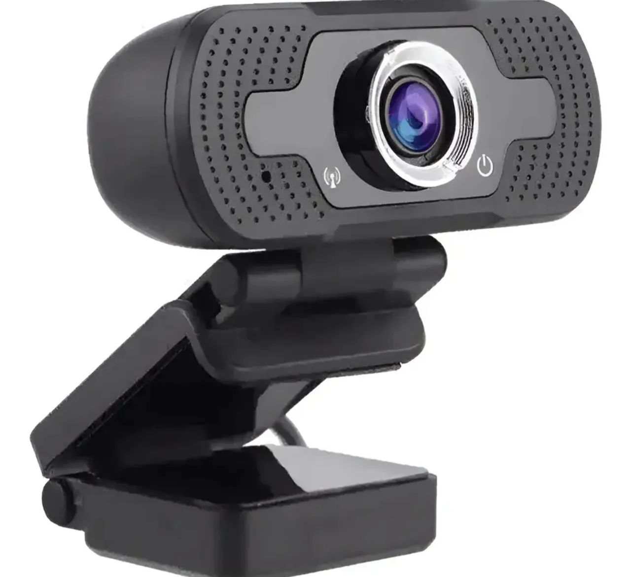 Full Hd 1080p Webcam Microfone Visão Computador Câmera Cor Preto