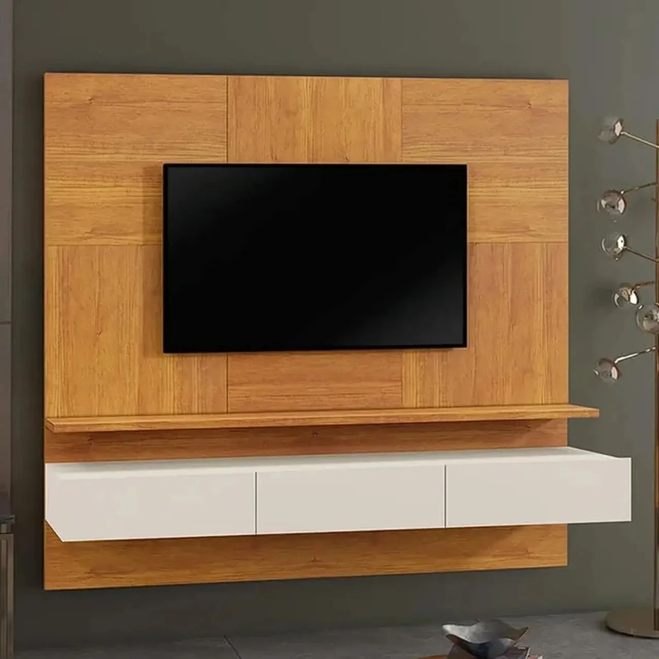 Painel Nápoles com nicho para até 75 polegadas- FRETE GRATIS / ENTREGA HOJE!! 
