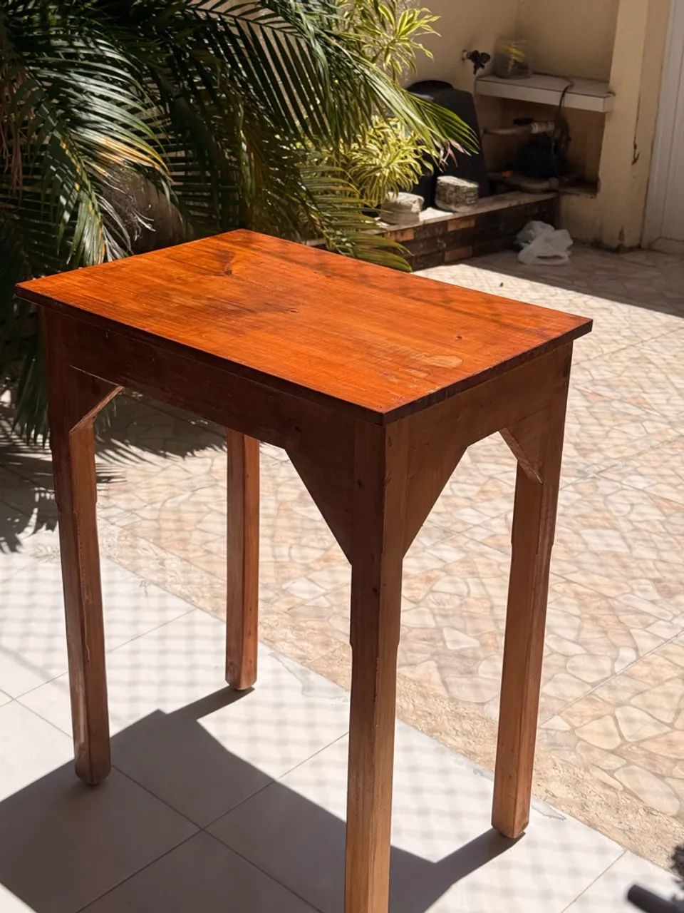 Mesa de apoio de madeira  - Foto 3